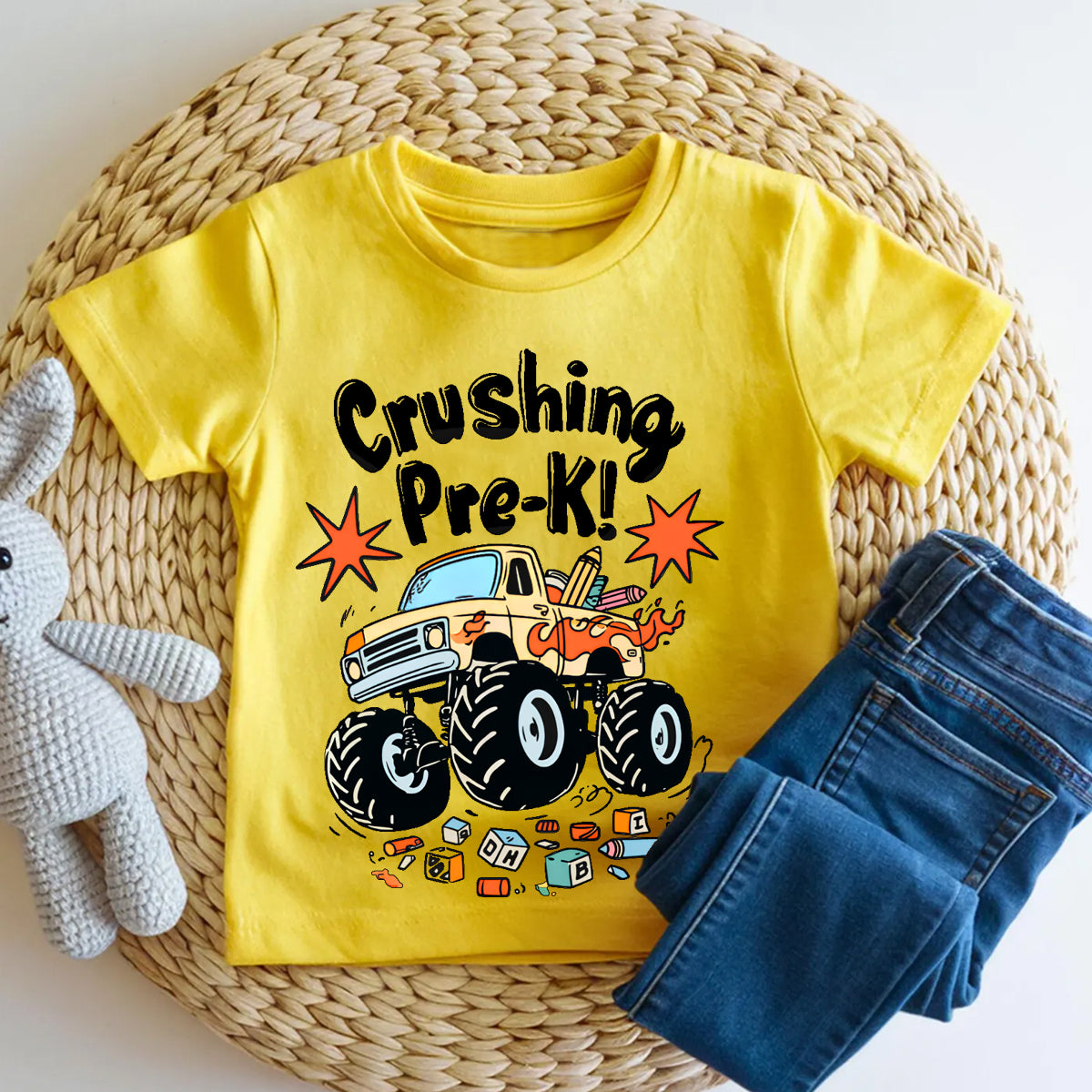 Personalized Grade Crushing Pre-K  Toddler T-shirts