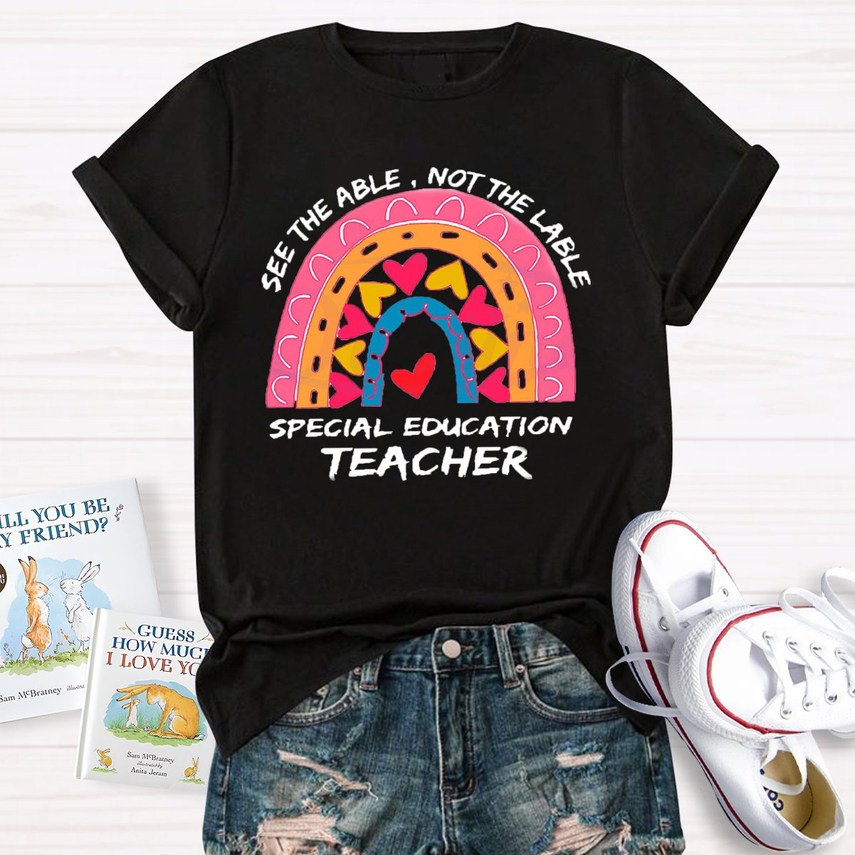 See The Able Not the Lable Special Education Teacher T-Shirt