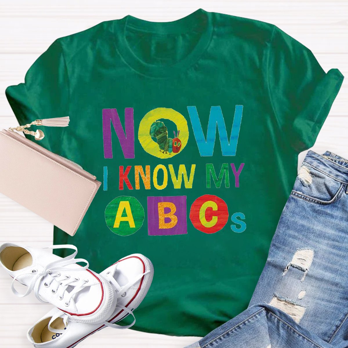 Now I Know My ABCs Teacher Shirt