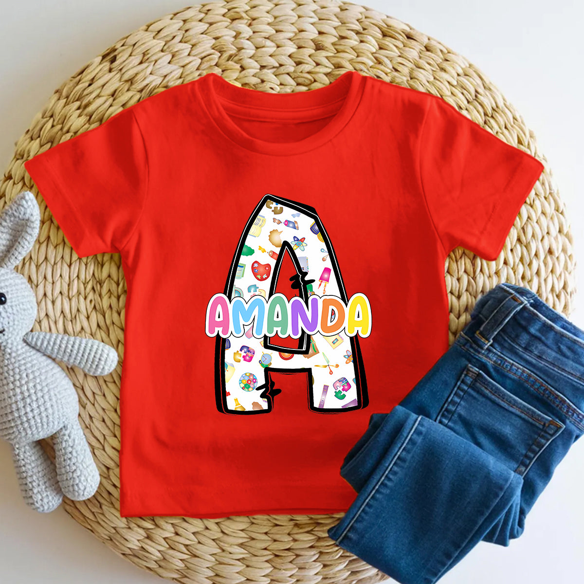 Personalized Name Little Learner Toddler T-shirts