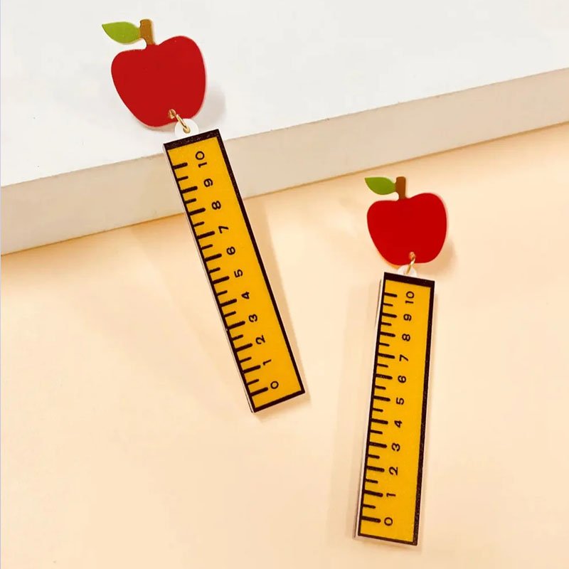 Creative Ruler Earrings