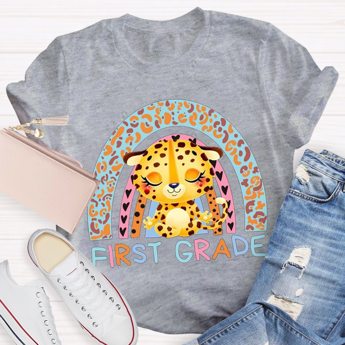 Personalized Grade Teacher Shirt