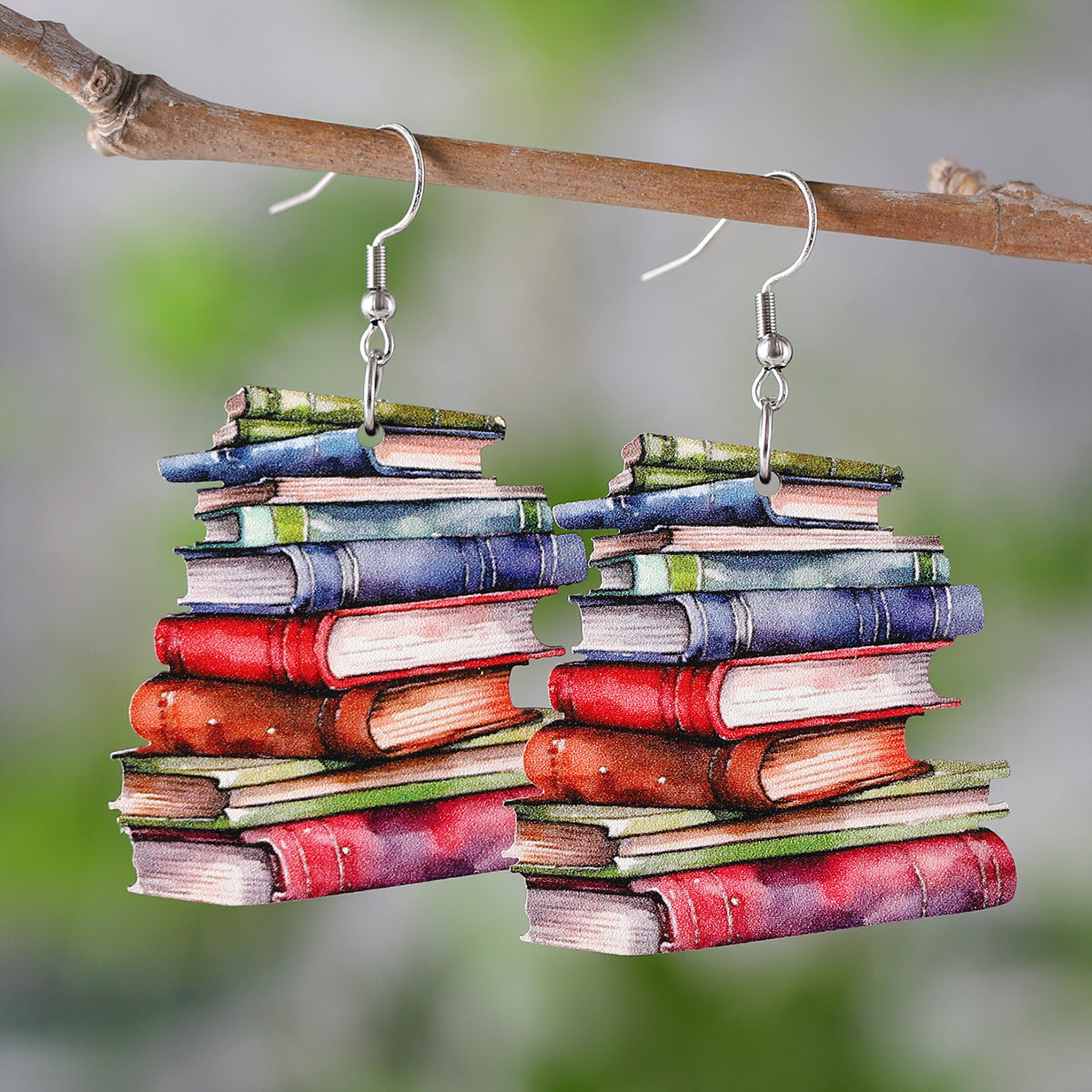 Teacher's Day Flower Bow Book Pendant