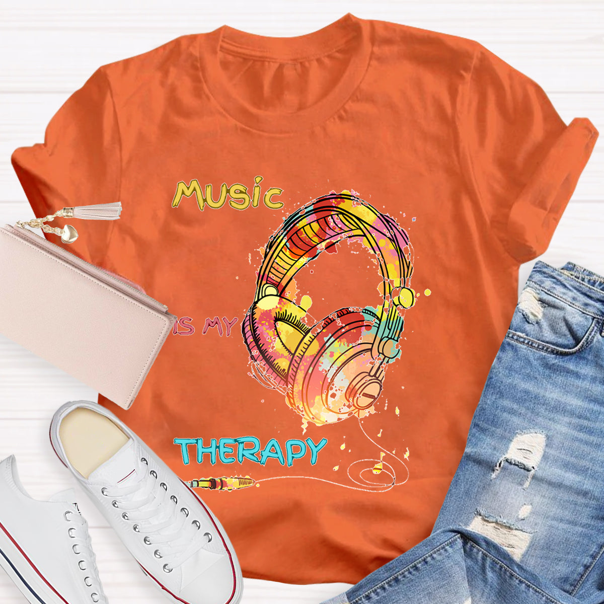 Music Is My Therapy T-shirt