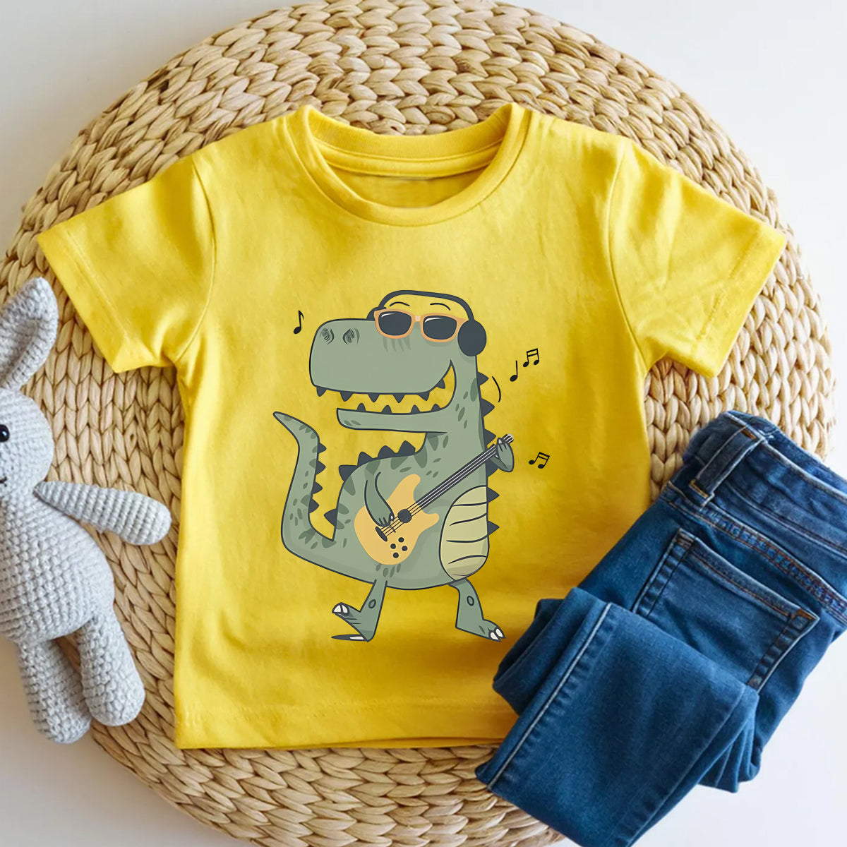 Music Dinosaur  Toddler T-shirts