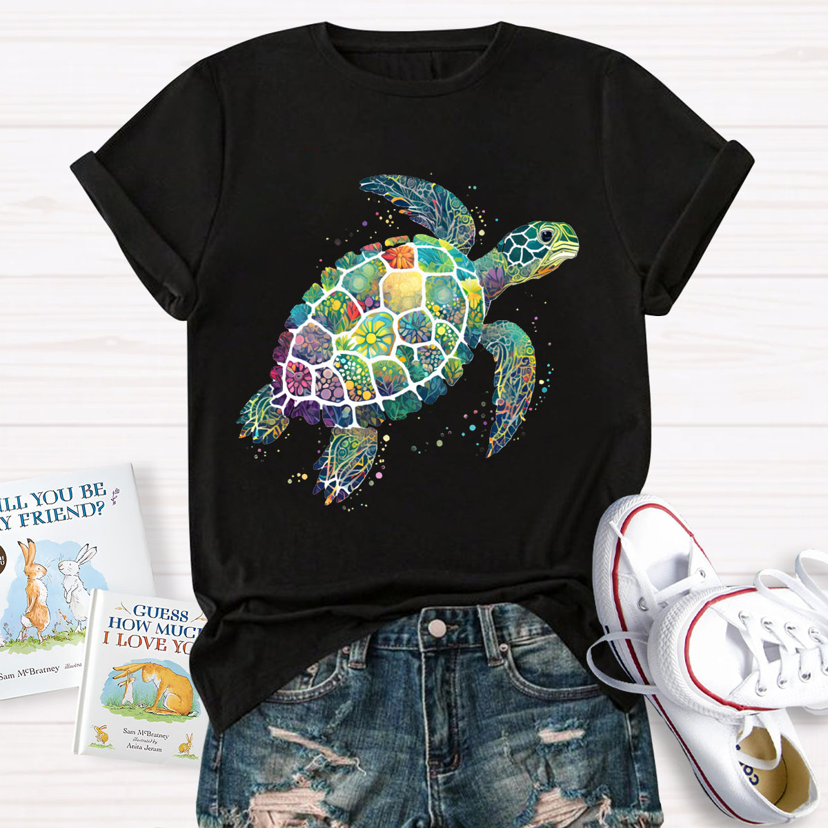 Ocean Inspired Turtle T-Shirt