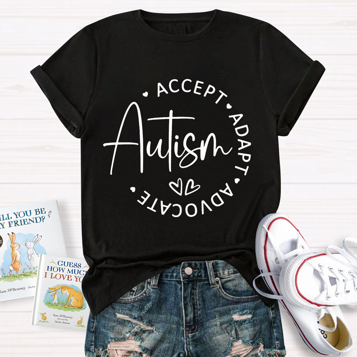 Autism Accept Adapt Advocate T-Shirt