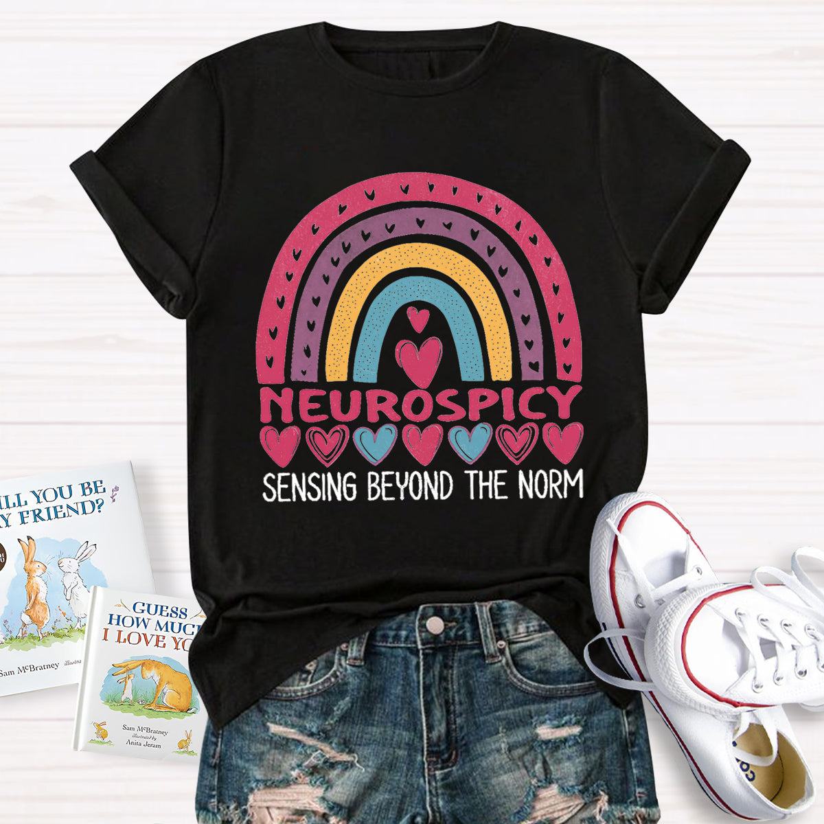 Neurospicy Sensing Beyond The Norm T-Shirt