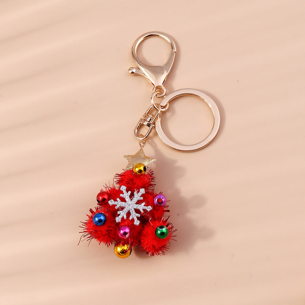 Plush Keychain Christmas Shoulder Bag Accessories