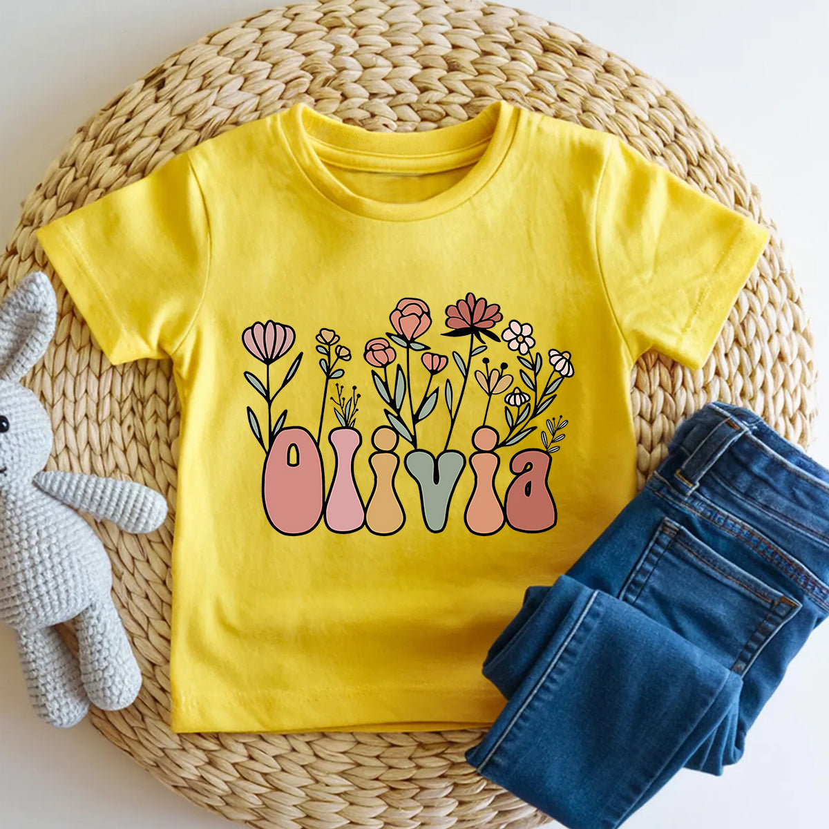 Personalized Name Growing In Kindergarten Toddler T-shirts