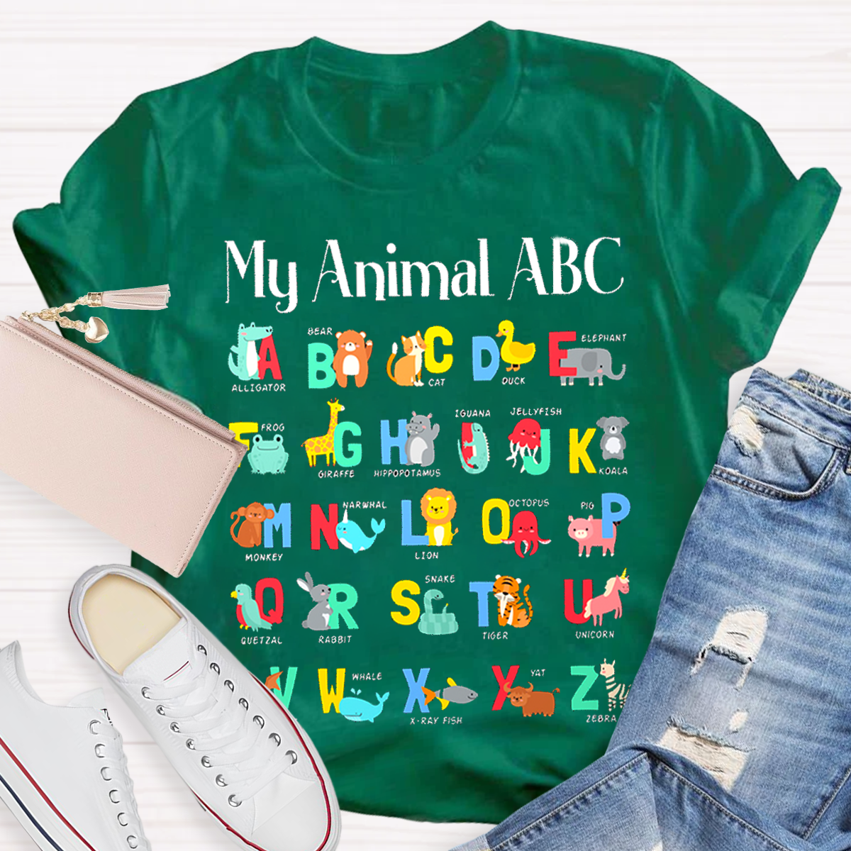 My Animal ABC Teacher T-shirt