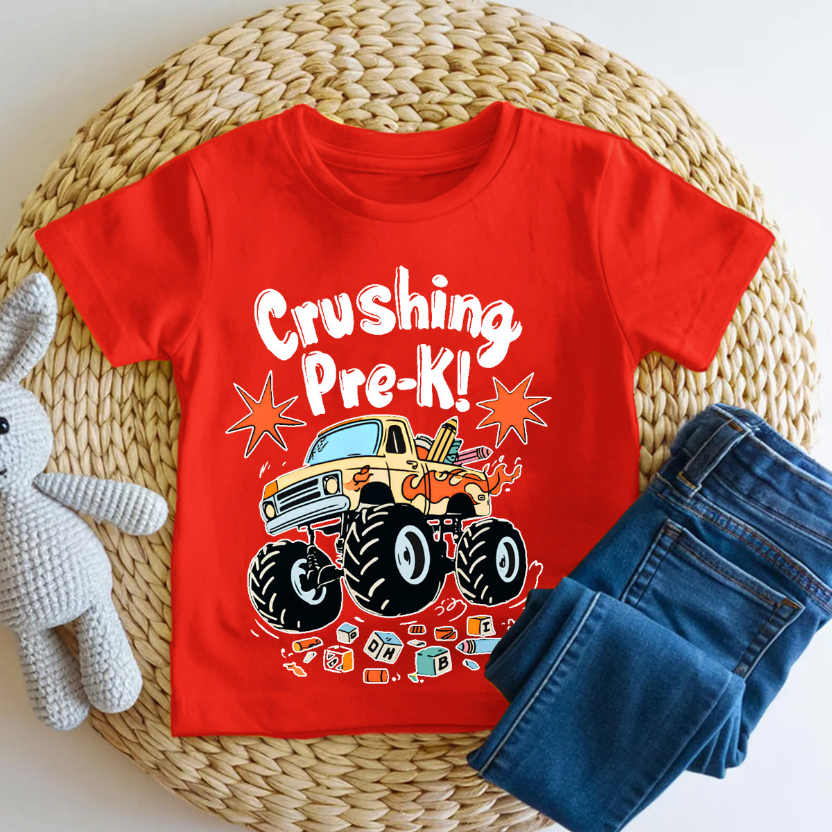 Personalized Grade Crushing Pre-K  Toddler T-shirts