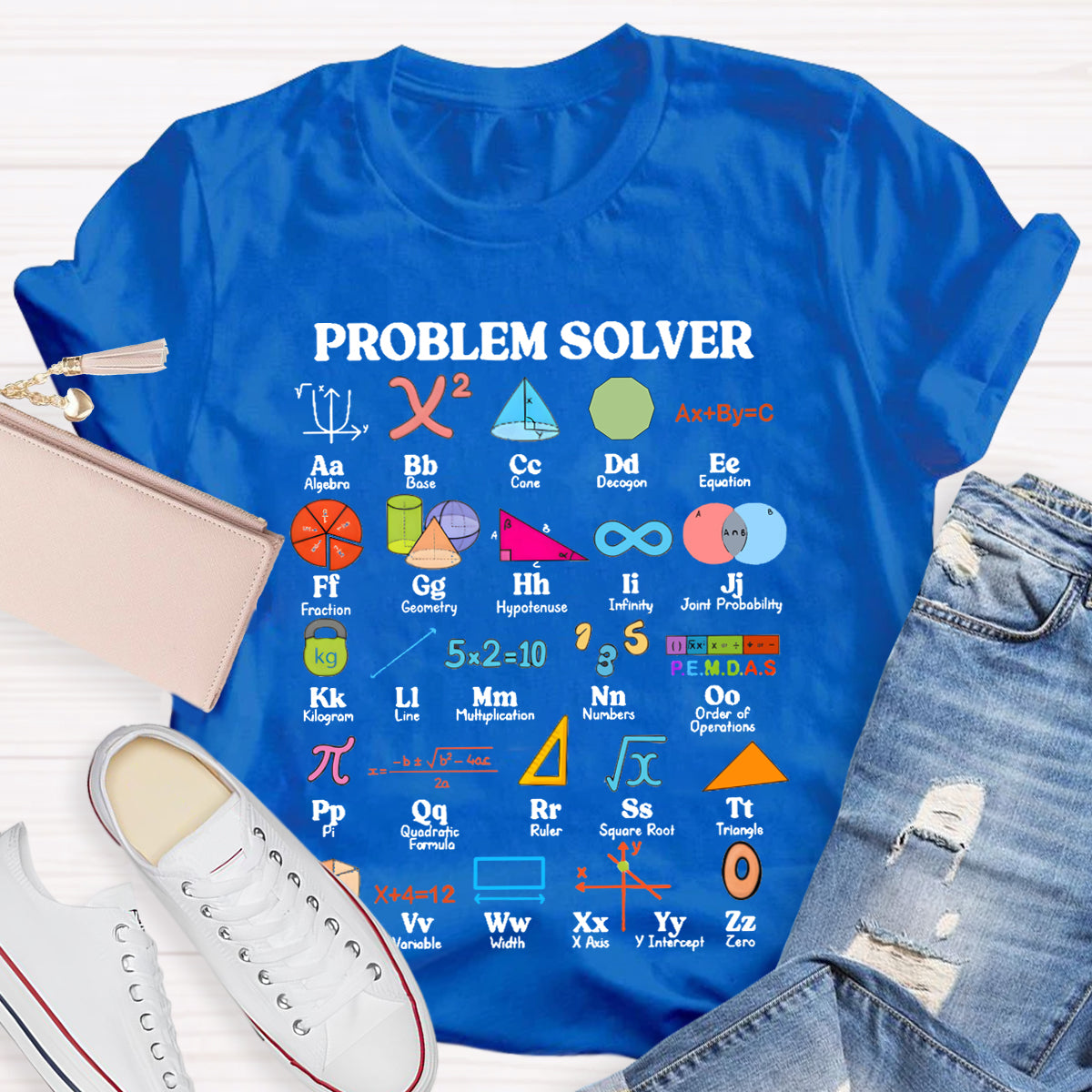 Problem Solver Math Teacher T-shirt