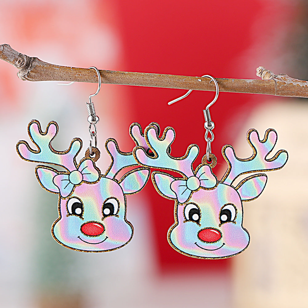Y2k Elk Western-Style Painted Elk Earrings
