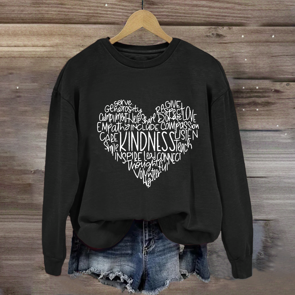 Kindness Teach Smile Sweatshirt