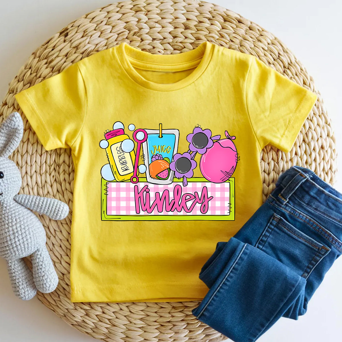 Personalized Name Play All Day Kindergarten Toddler T-shirts