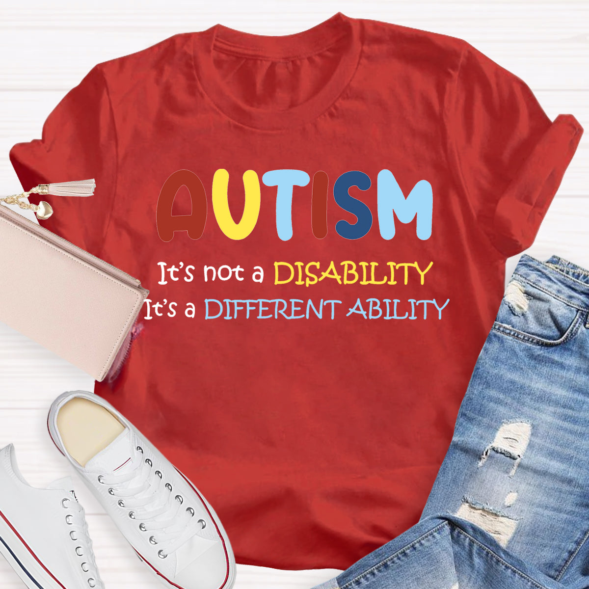 Autism It'S Not A Disability It'S A Different Ability T-shirt
