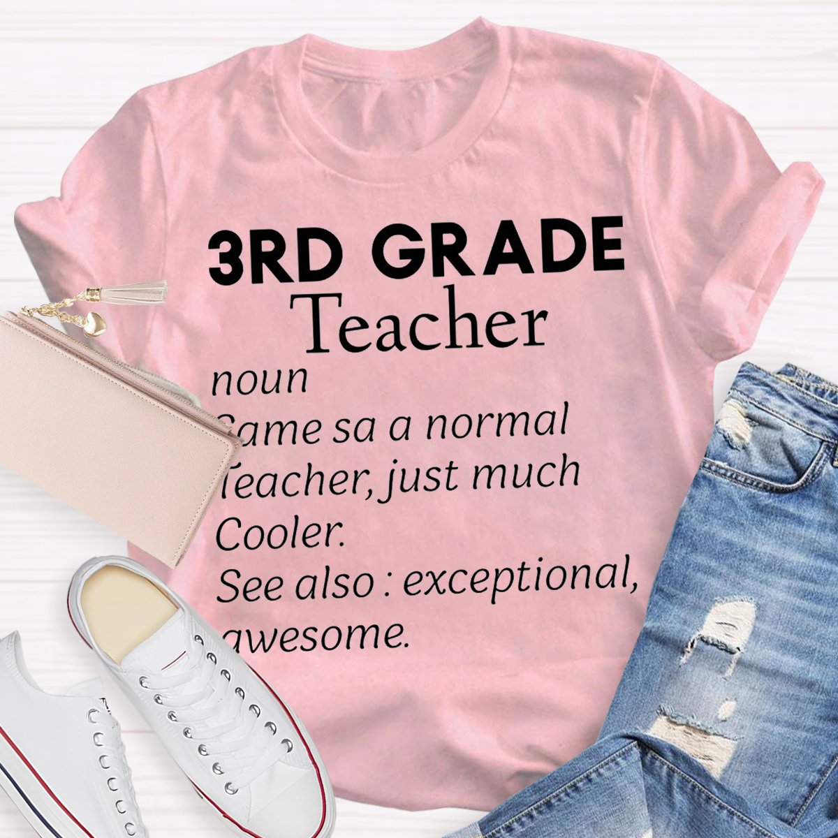 Personalized 1st Grade Teacher Noun Teacher Shirt