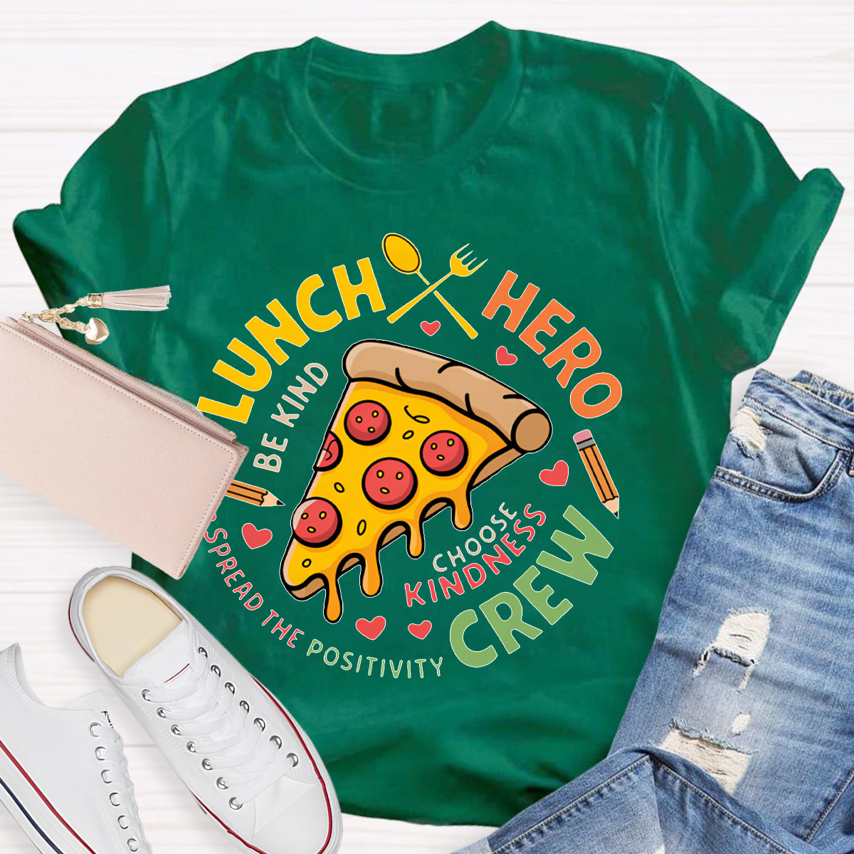 Lunch Hero Crew T-shirt
