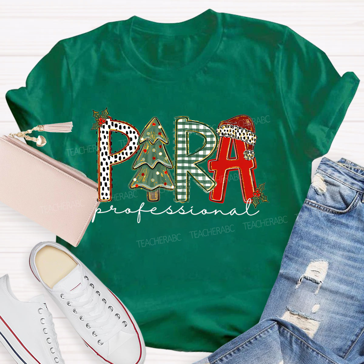 Para Professional Christmas Tree And Christmas Vibes T-shirt