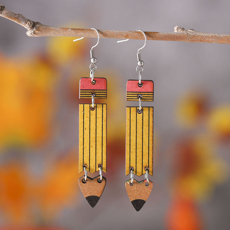 Teaching And Learning About Rainbow Pencil Earrings