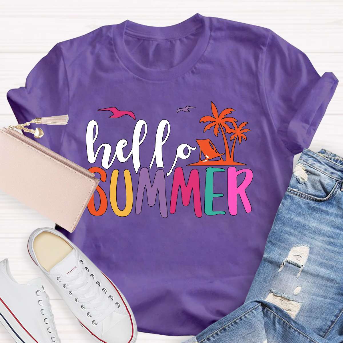 Hello Summer Teacher T-Shirt