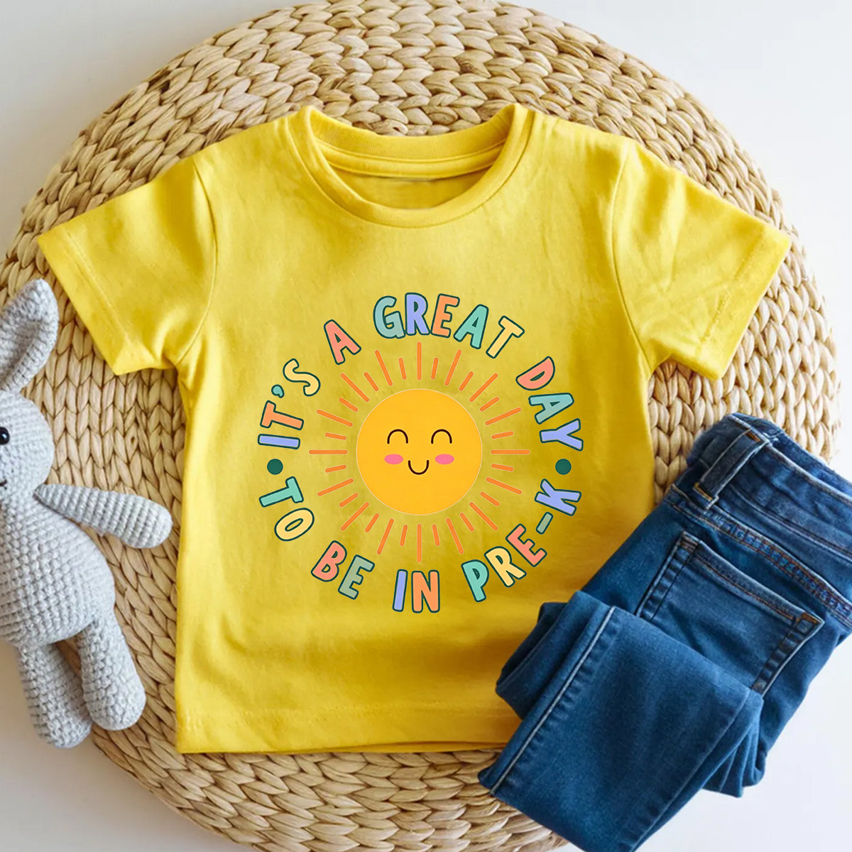 Personalized Grade It'S A Great Day To Be In Pre-K Toddler T-shirts