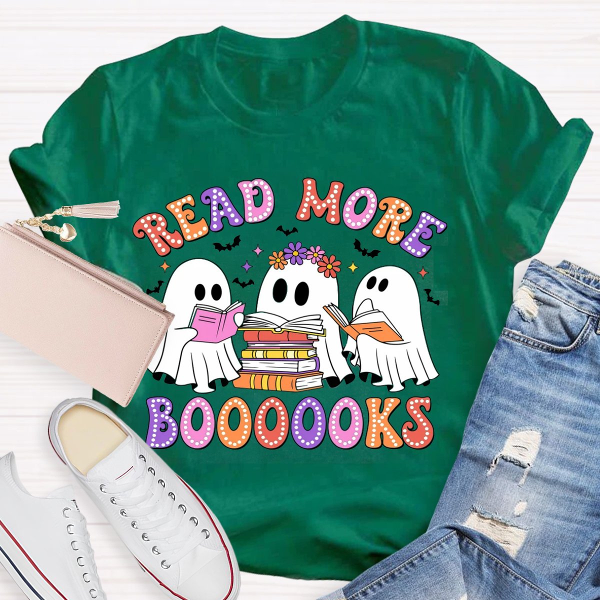 Read More Books Halloween Teacher Shirt