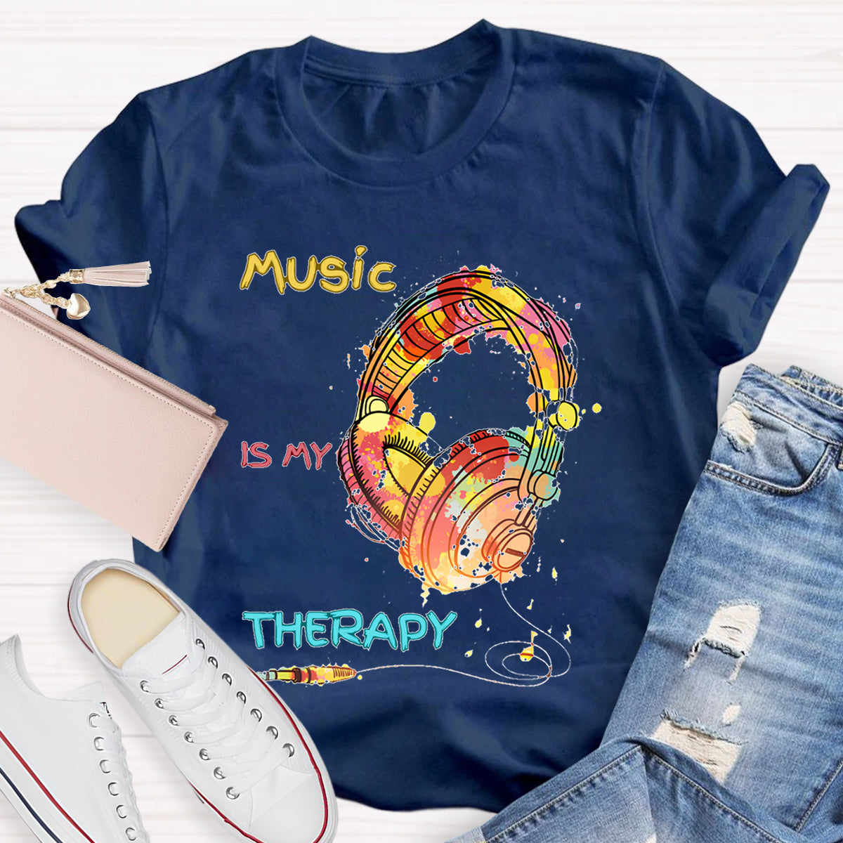 Music Is My Therapy T-shirt