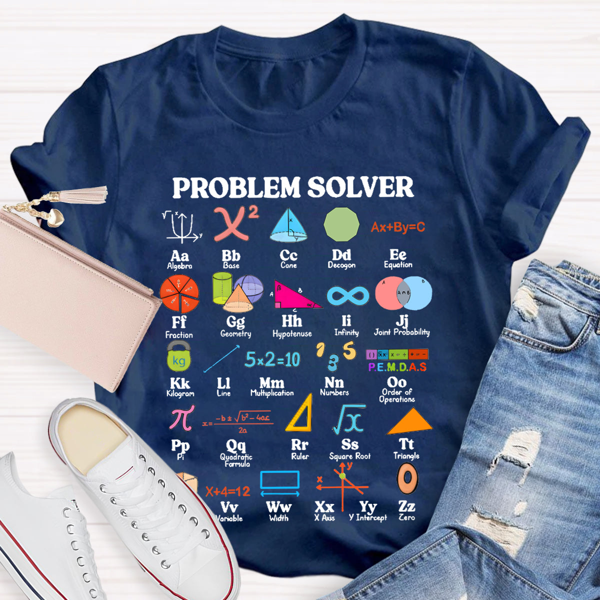 Problem Solver Math Teacher T-shirt