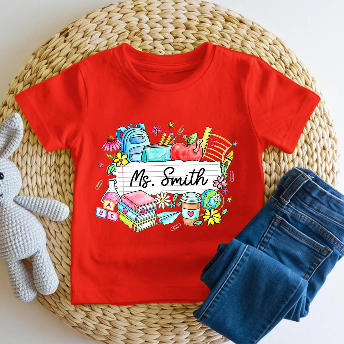 Personalized Name Growing Little Minds Every Day Toddler T-shirts