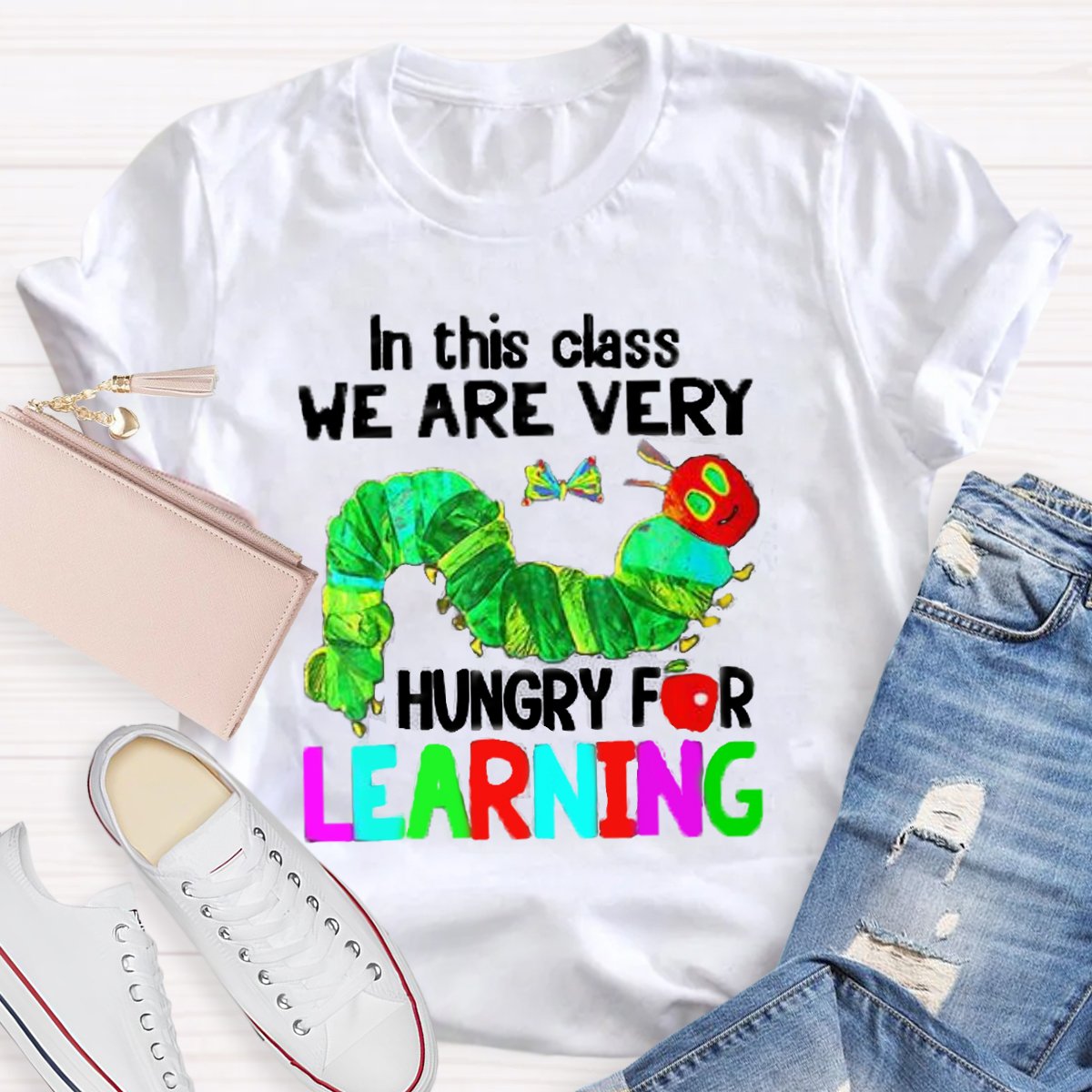 In This Class We Are Very Hungary For Learning Teachers  T-Shirt