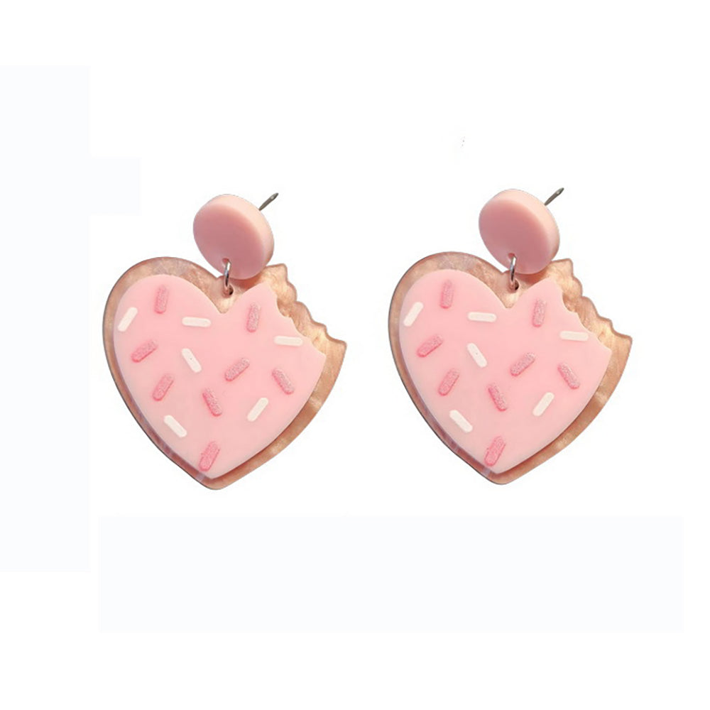 Love Letter Envelope Cupid Boots Heart-Shaped Earrings