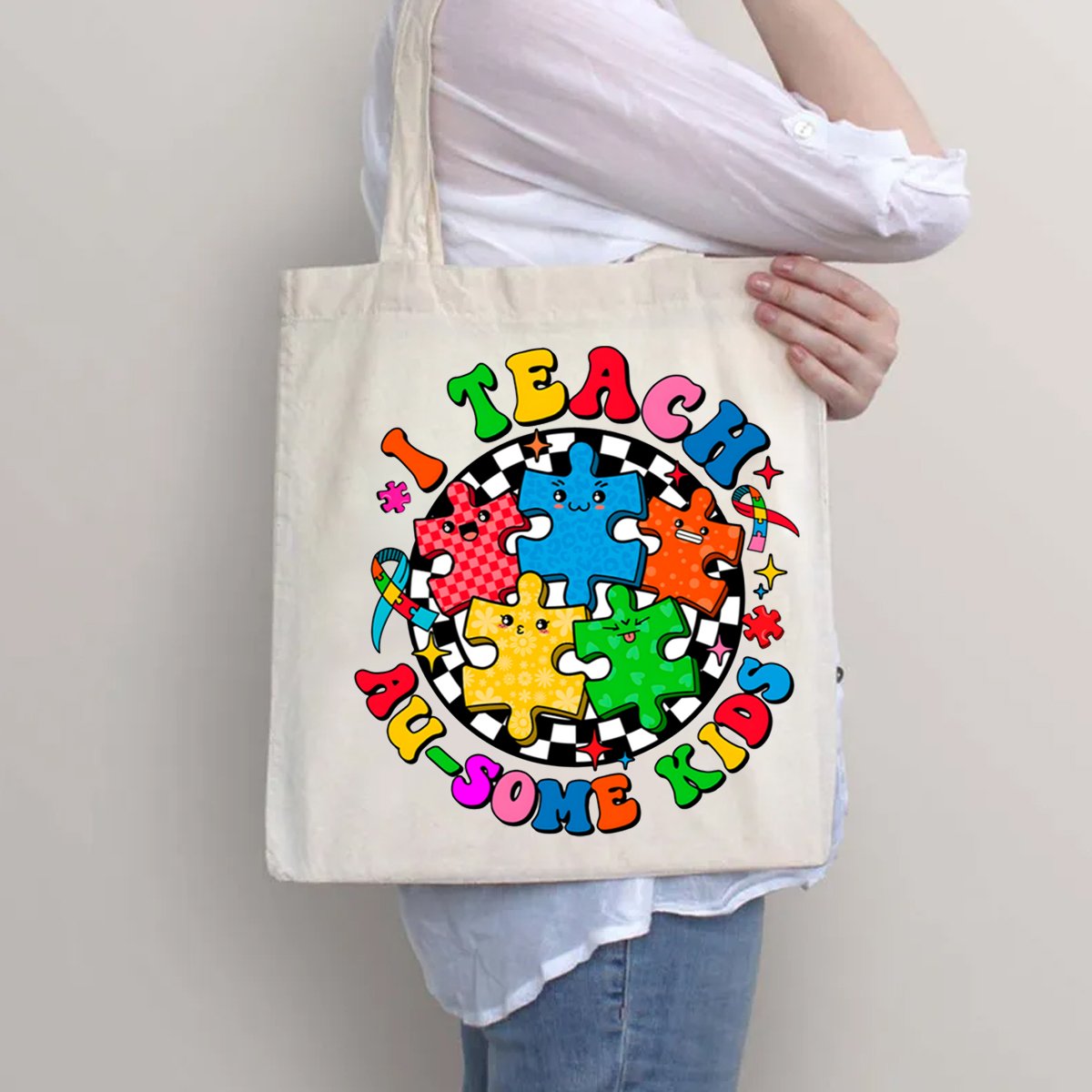 I Teach Au-some Kids Tote Bag