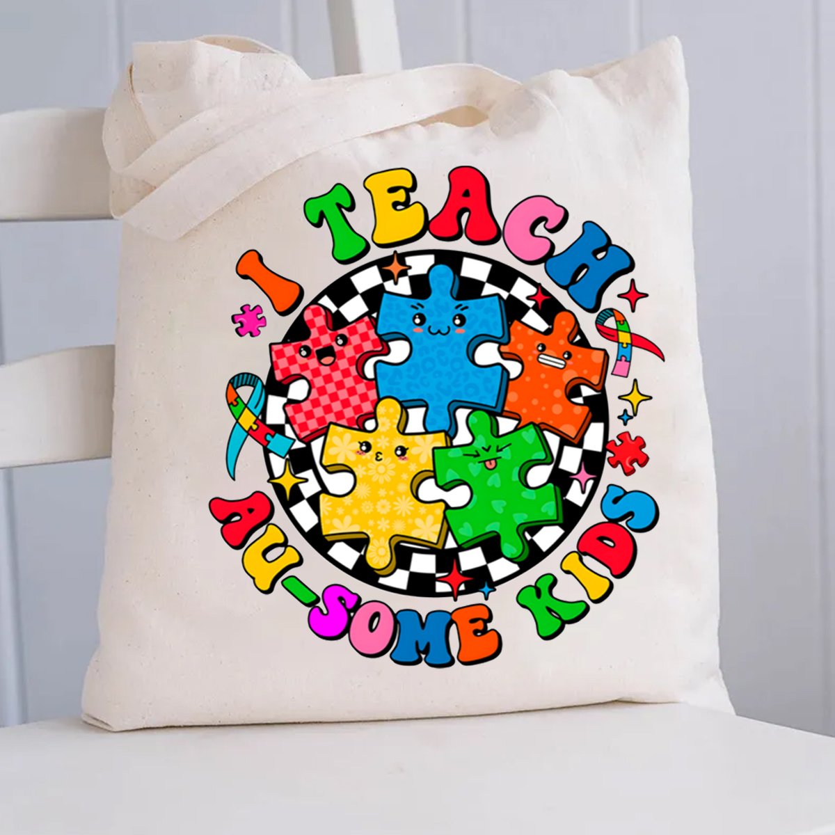 I Teach Au-some Kids Tote Bag