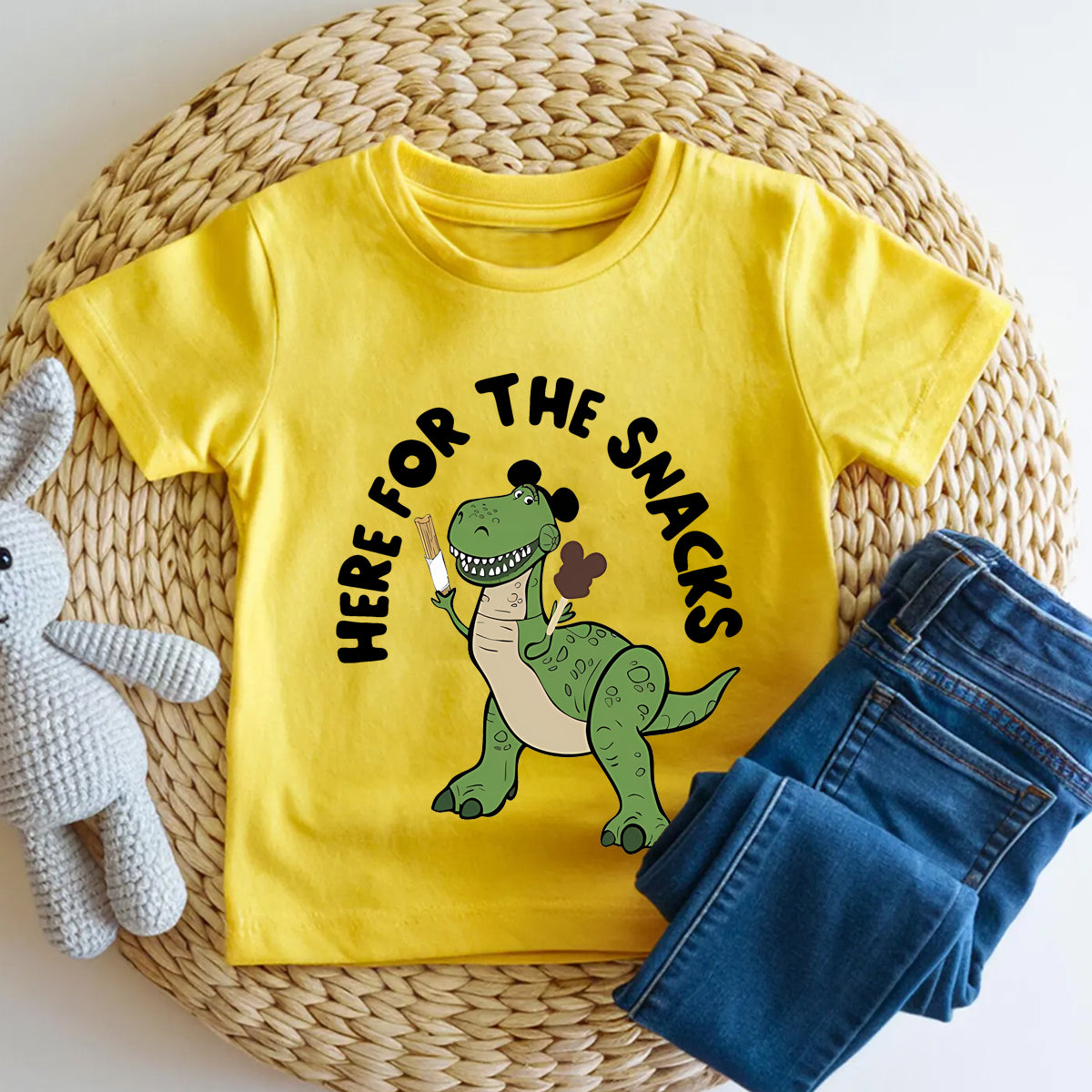 Here For The Snacks  Toddler T-shirts