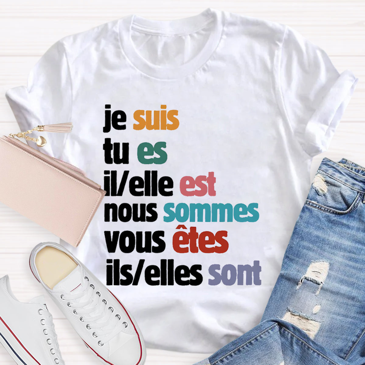 Je Suis Tu Es French Teacher T-Shirt