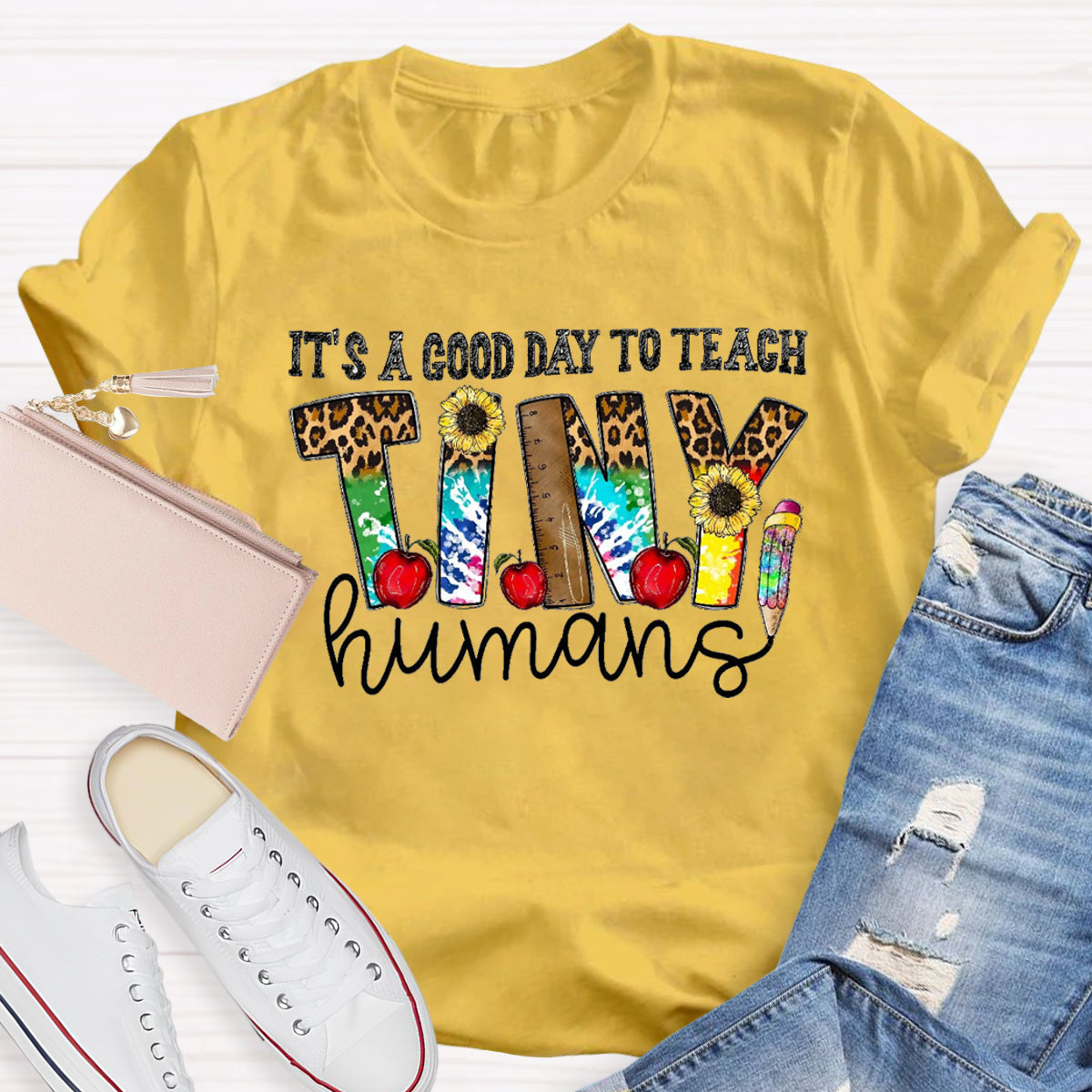 It's A Good Day To Teach Tiny Humans Leopard T-Shirt