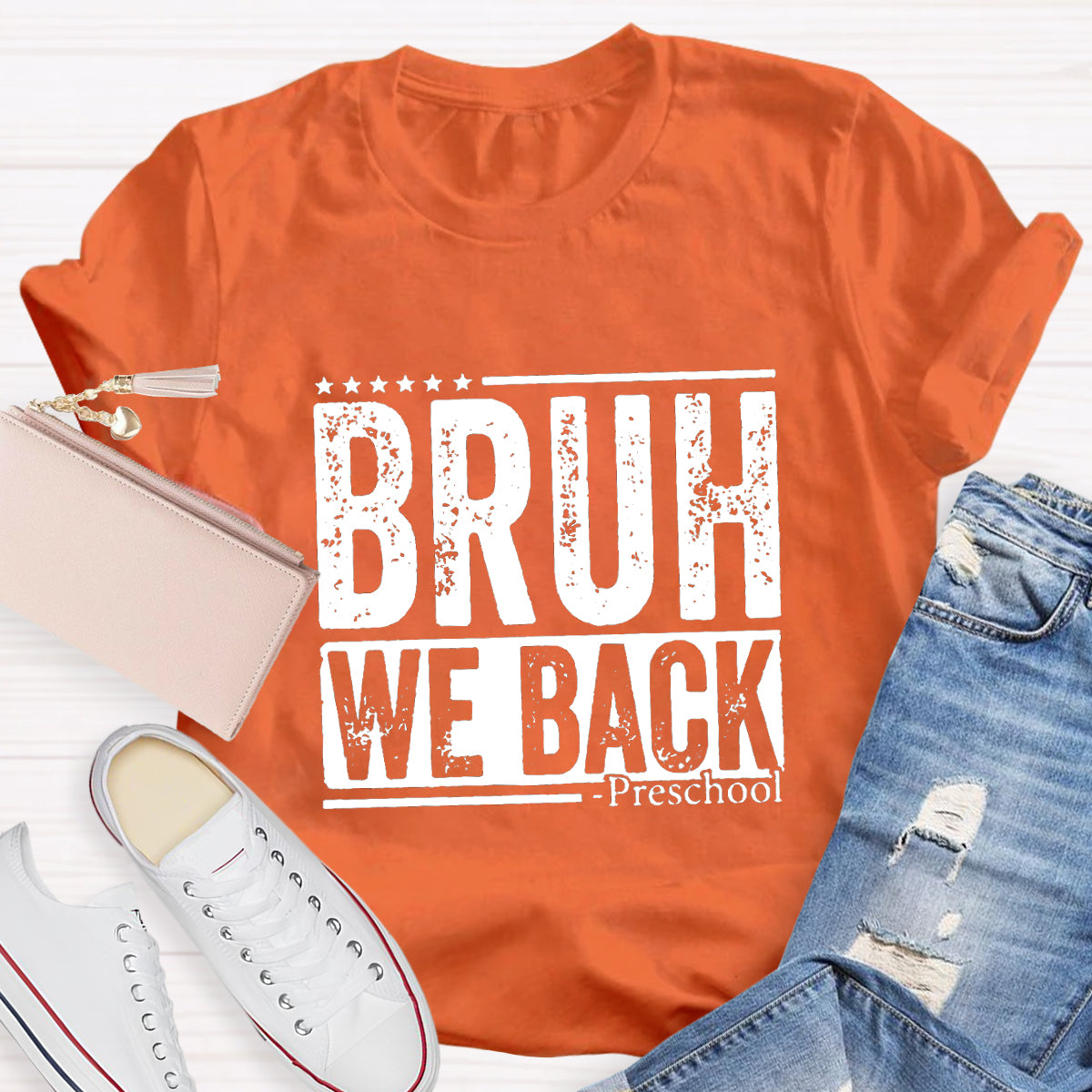 Personalized Grade Bruh We Back Back To School T-shirt