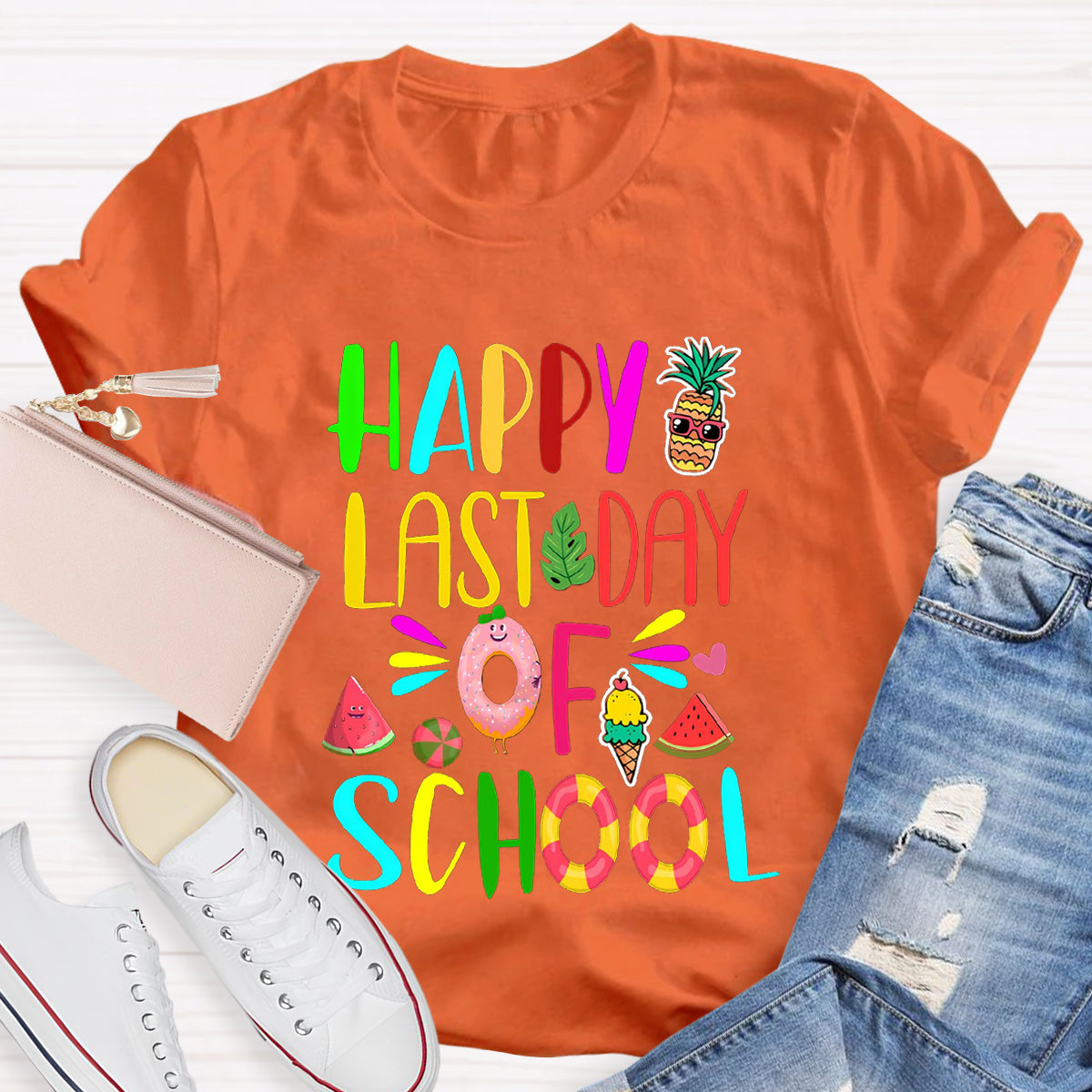 Happy Last Day Of School Summer Atmosphere T-Shirt