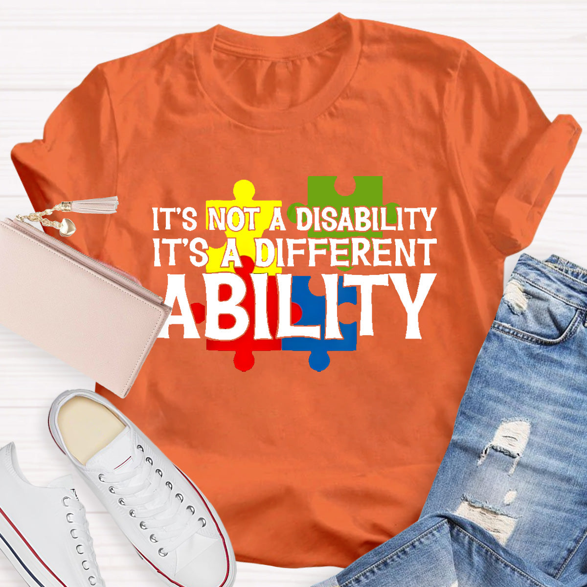 It'S Not A Disability It Is A Different Ability Teacher T-Shirt