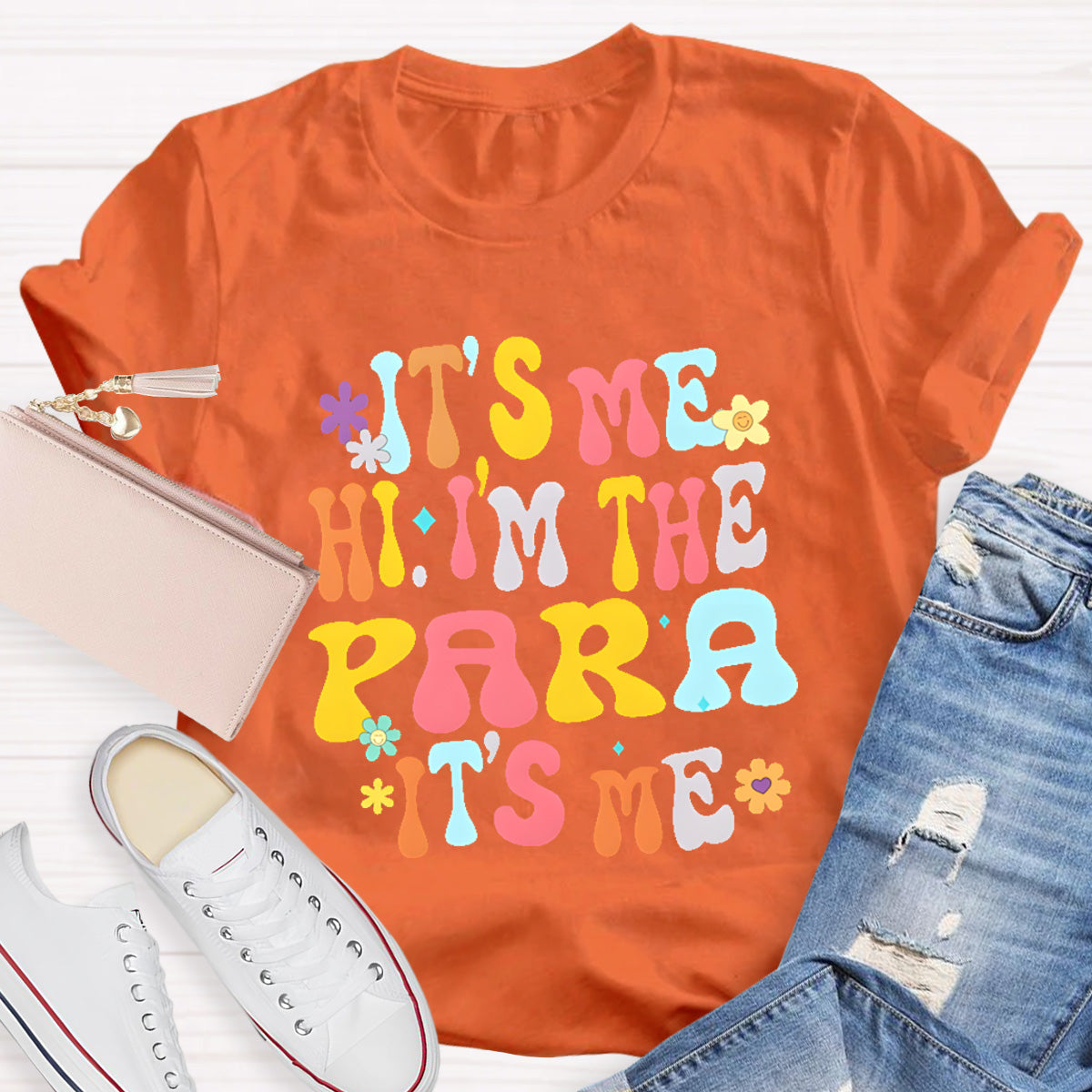 It's Me Hi I'm The PARA it's meTeacher T-Shirt
