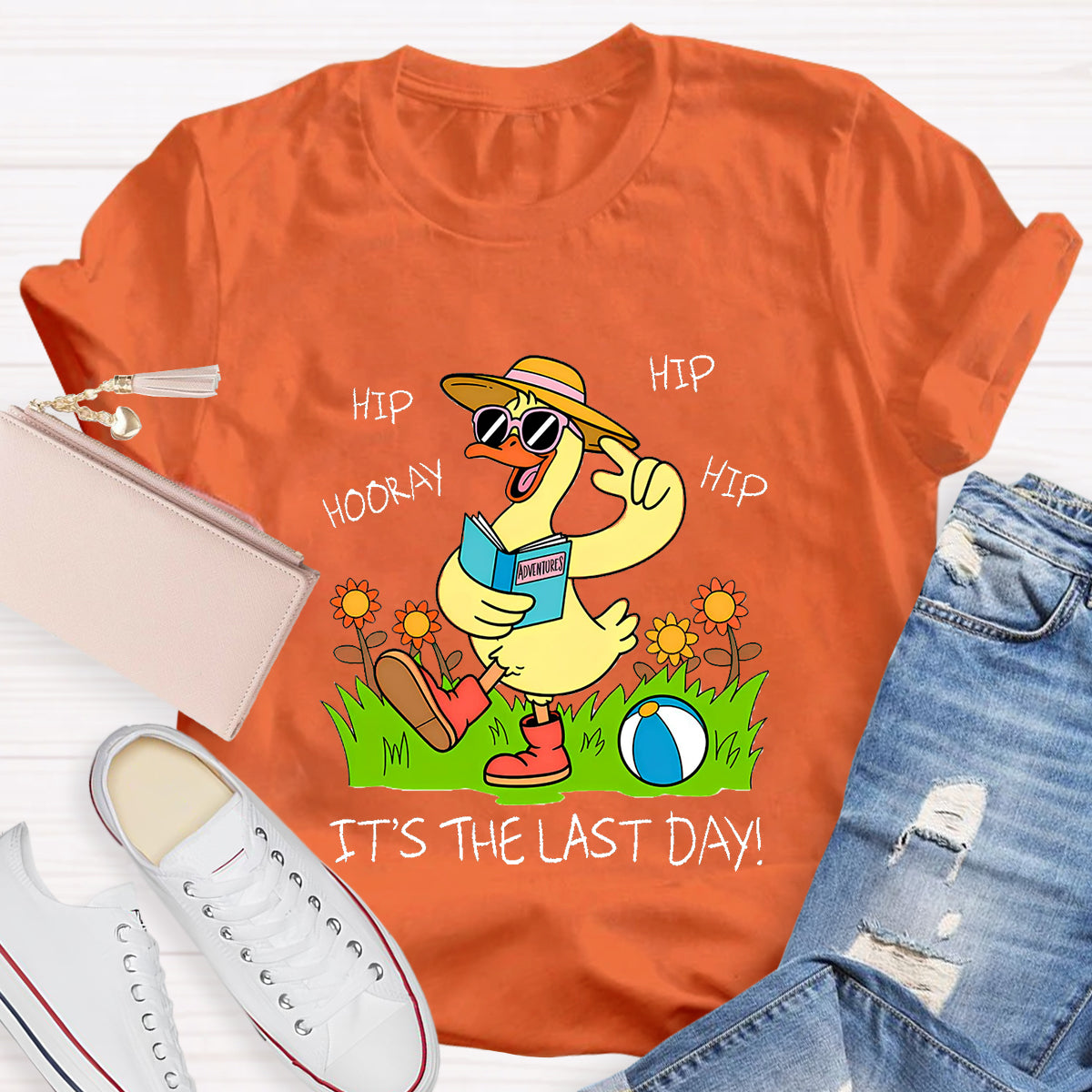 Hip Hooray It's The Last Day Funny Durk T-Shirt