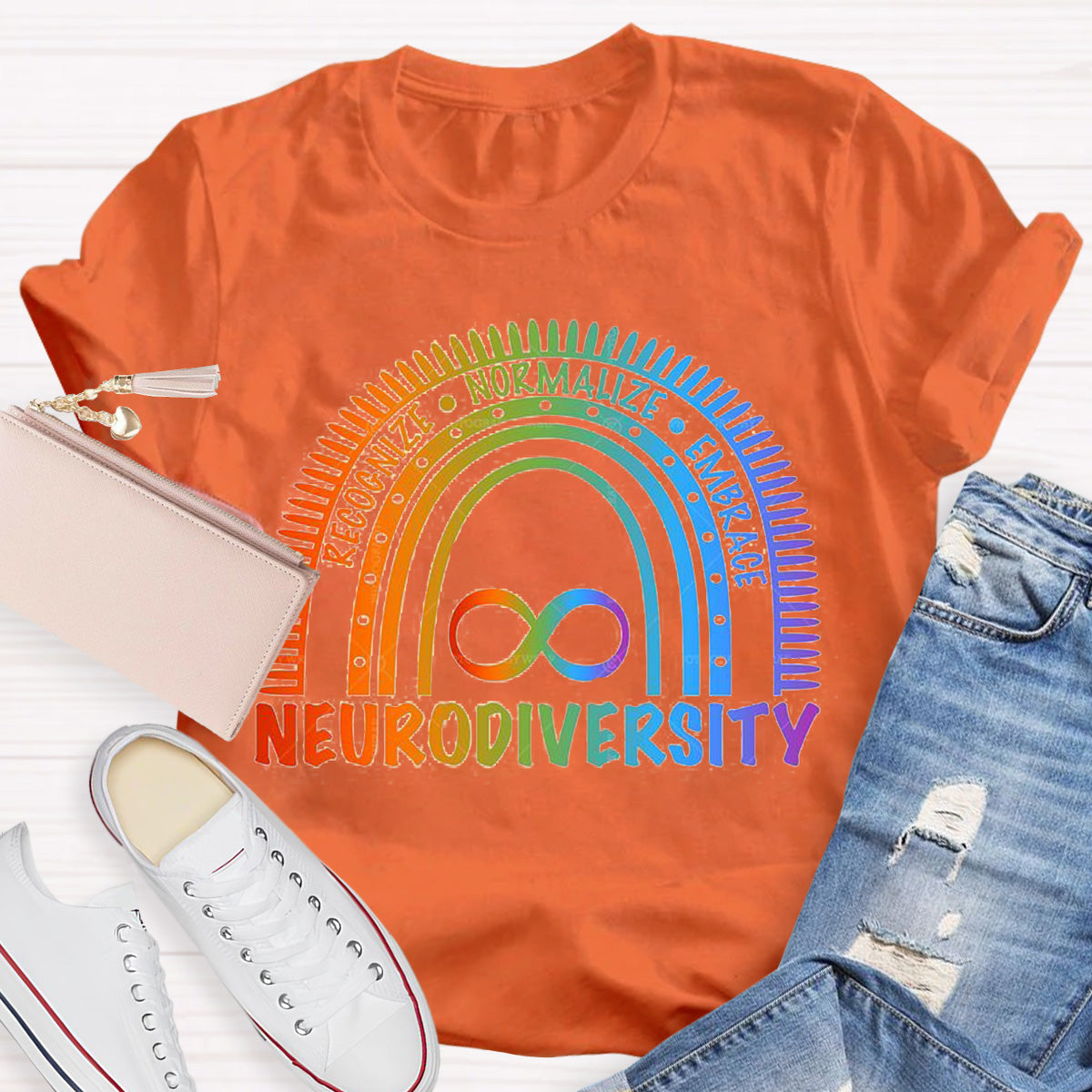 Neurodiversity Embrace Teacher T-Shirt