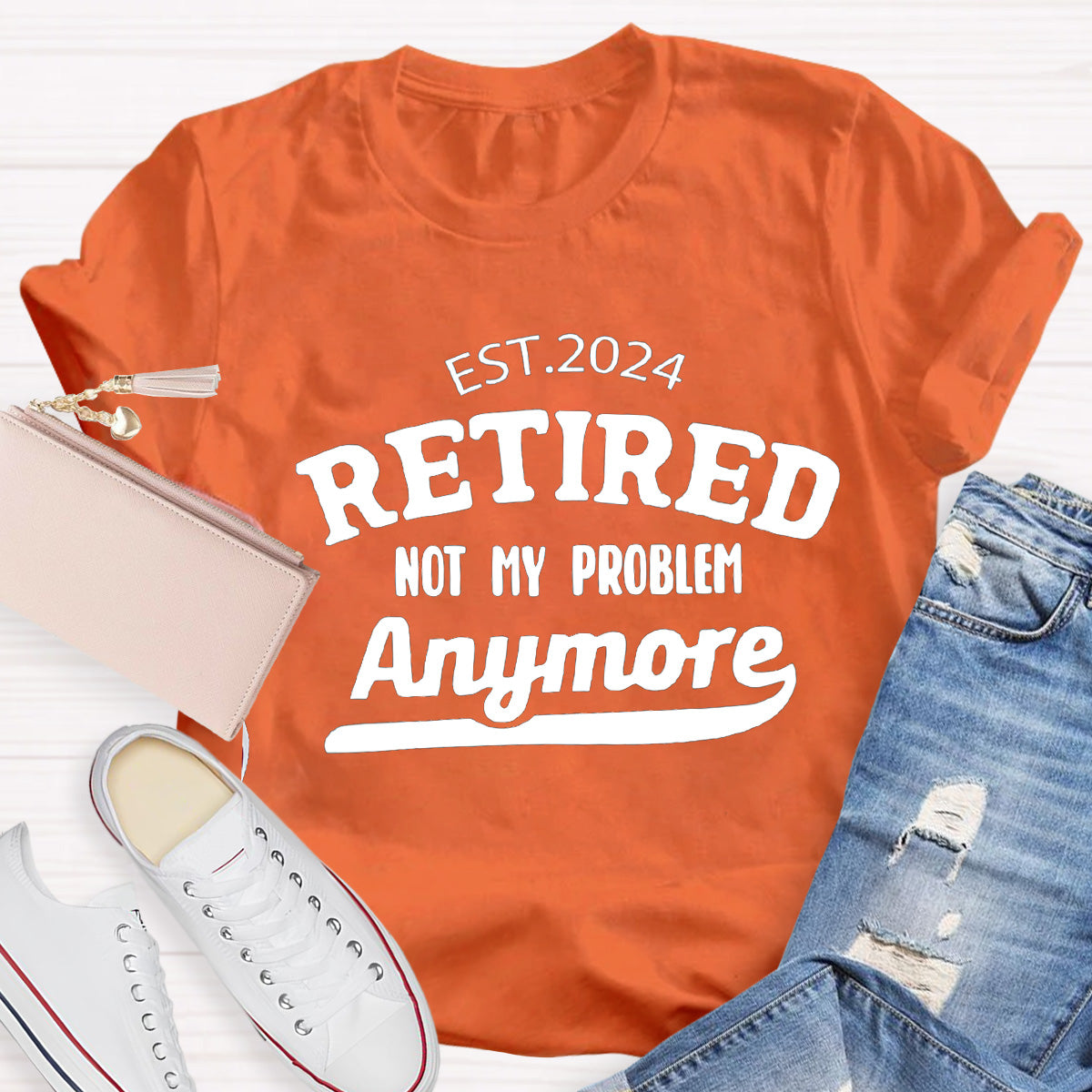 Personalize Year Not My Problem  Teacher T-Shirt