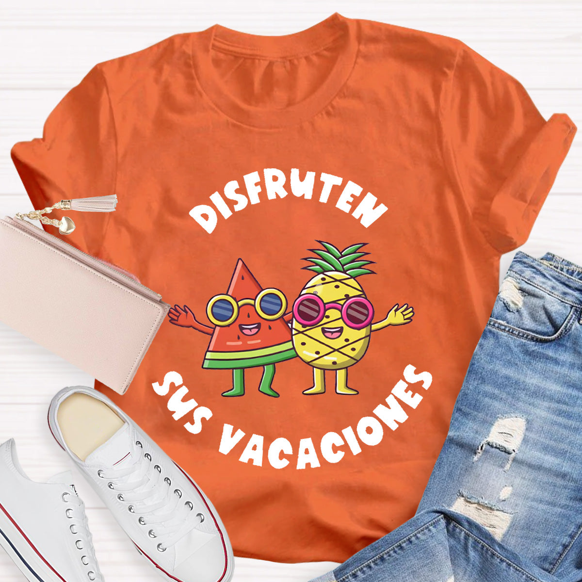 Disfruten Sus Vacaciones Spanish Teacher T-Shirt