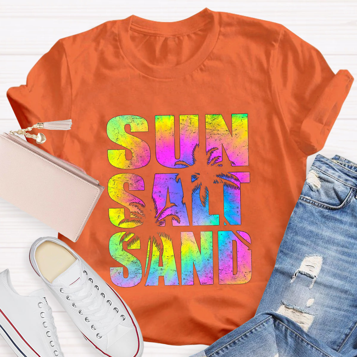 Sun Salt Sand Beach Summer T-Shirt