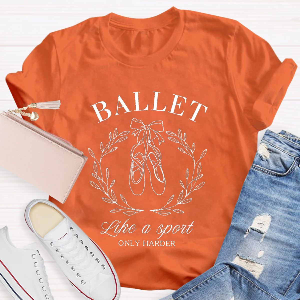 Ballet Like A Sport Only Harder Teacher T-Shirt