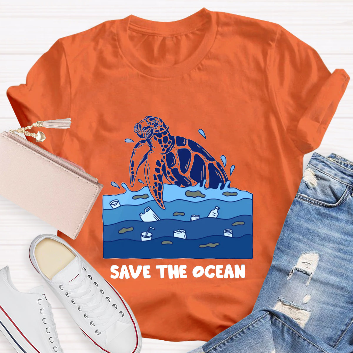 Save The Ocean Save The Turtle T-Shirt