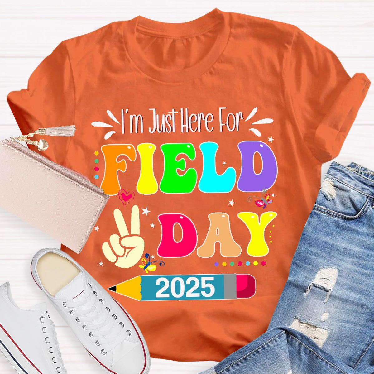 Personalize Year Field Day Teacher T-Shirt
